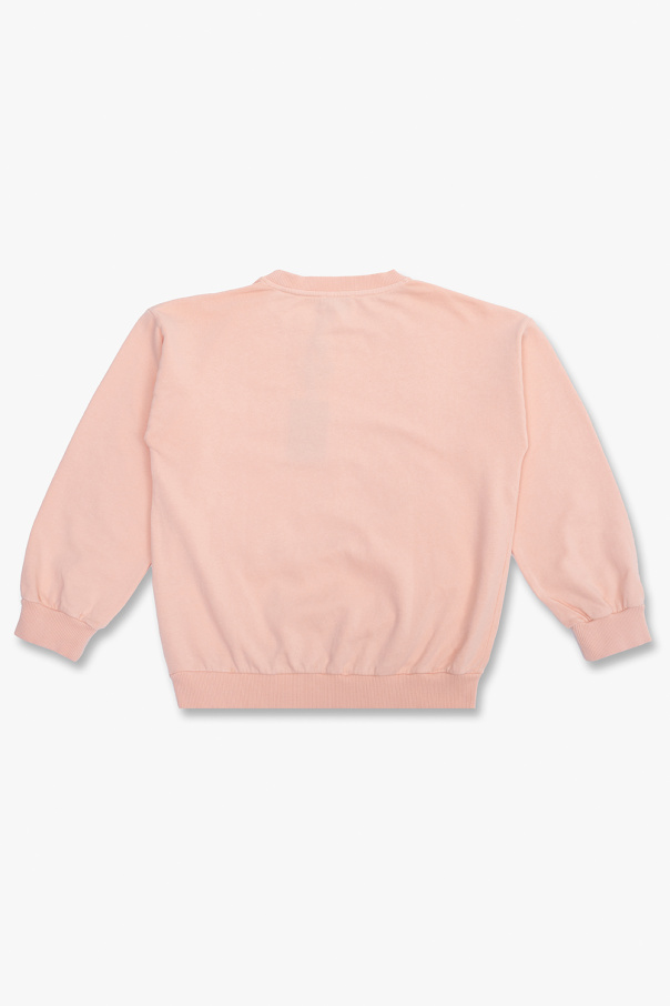 Bobo Choses MOSCHINO KIDS crystal-embellished T-shirt Pink