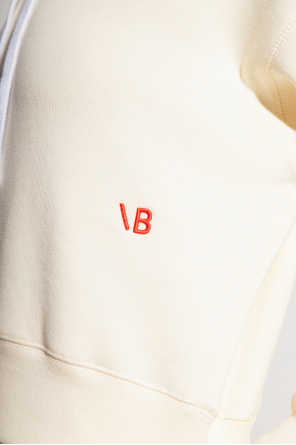 Victoria Beckham Cropped invincibles hoodie with logo