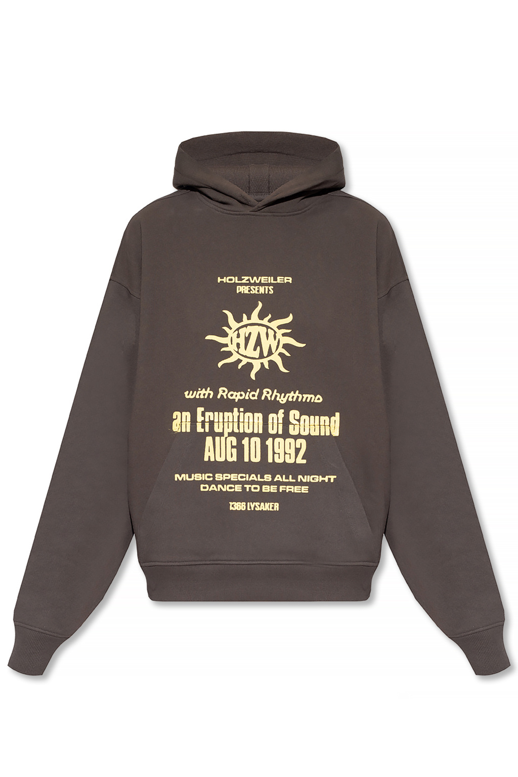 Holzweiler ‘W.Paradise Festival’ Blue hoodie