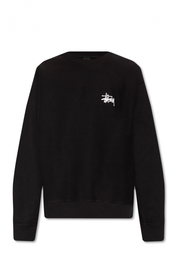 Stussy Paul Smith loungewear zip through hoodie in black