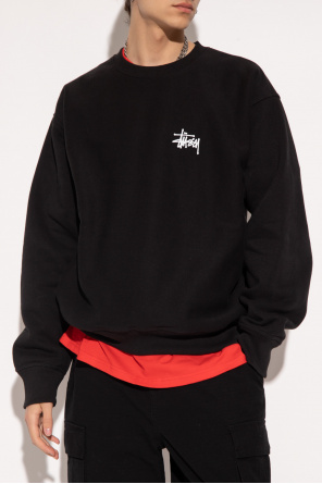 Stussy Paul Smith loungewear zip through hoodie in black