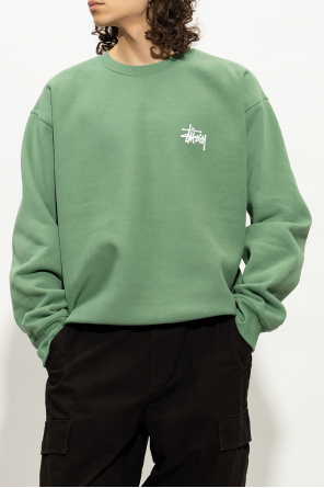 Stussy alpha industries basic sweatshirt dark green