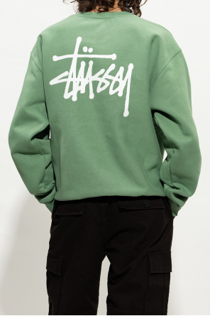 Stussy alpha industries basic sweatshirt dark green