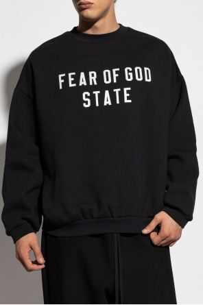 Fear Of God Essentials Sudadera con logo bordado
