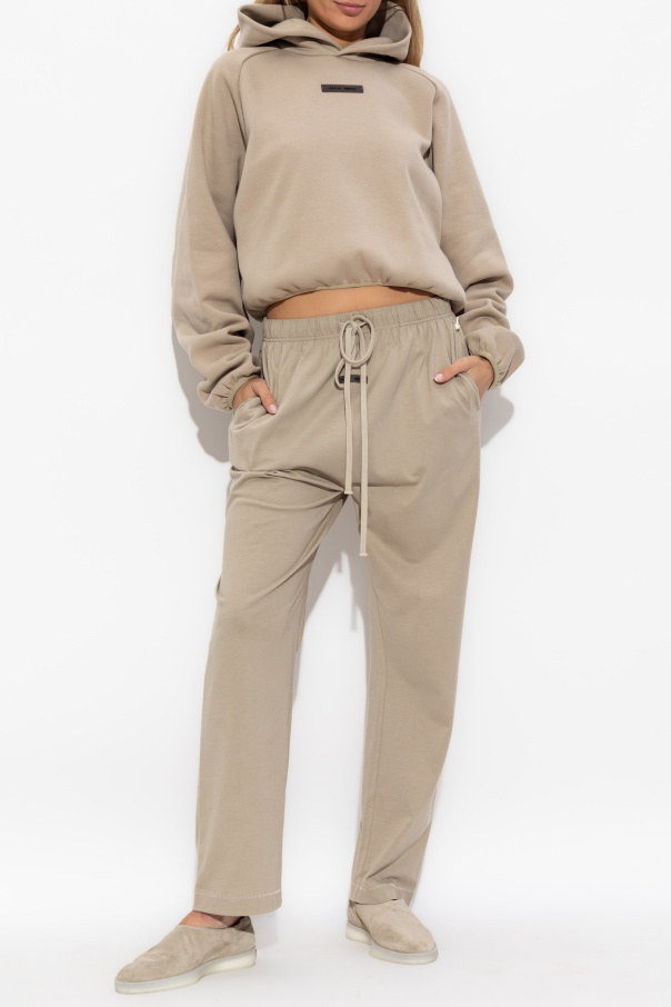 Fear Of God Essentials Sudadera corta con logo