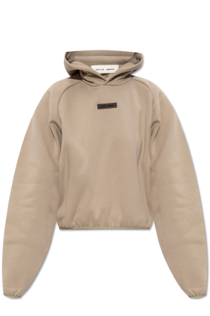 Cropped sweatshirt with logo