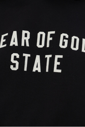 Fear Of God Essentials Sweatshirt mit aufgesticktem Logo