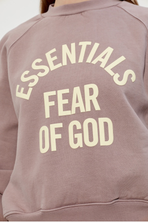 Fear Of God Essentials Sudadera con logo estampado
