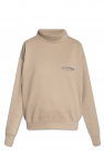 Fear Of God Essentials beige Sweatshirt with standing collar