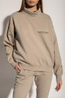 Fear Of God Essentials beige Sweatshirt with standing collar