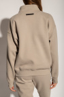 Fear Of God Essentials beige Sweatshirt with standing collar