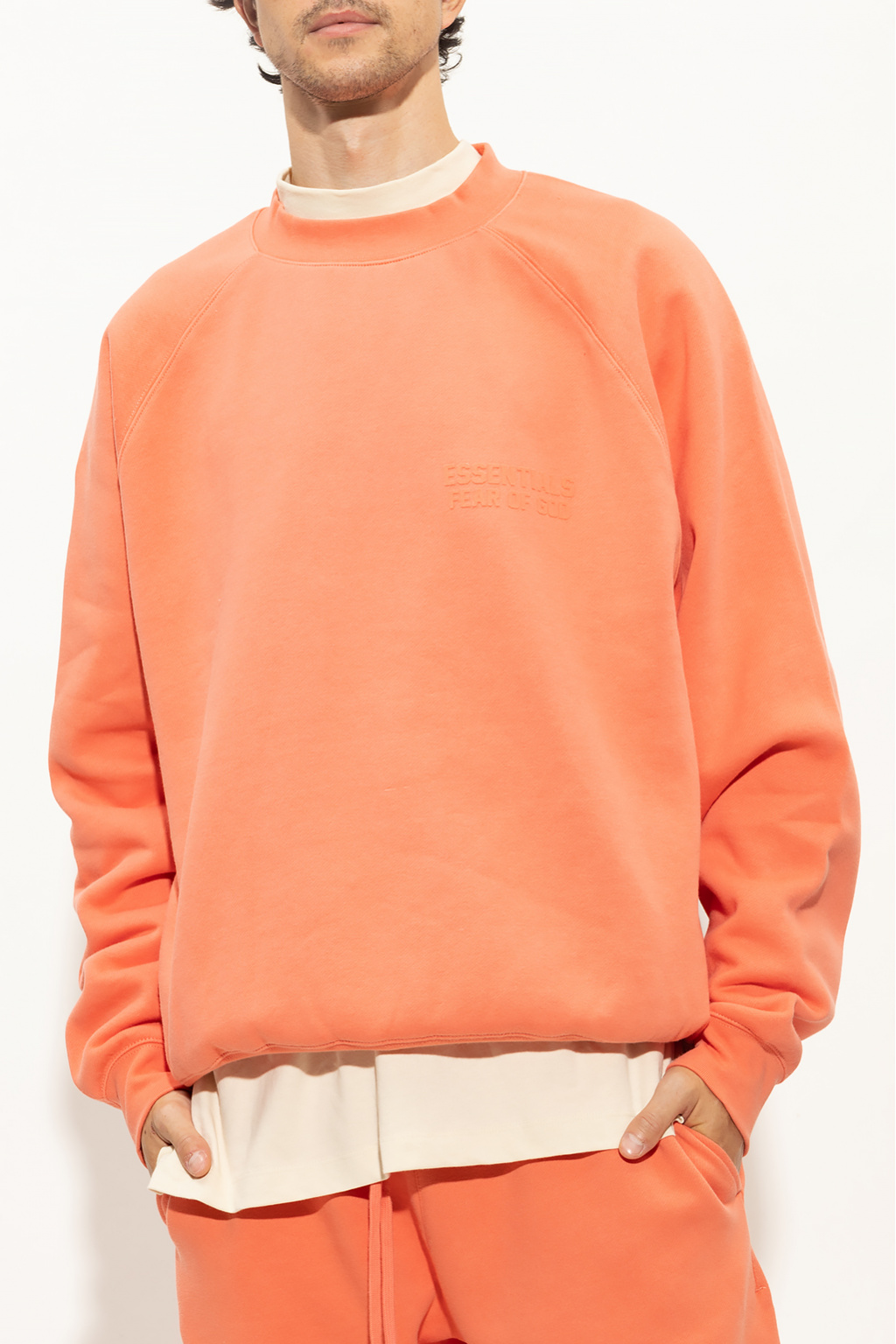 Fear Of God Essentials sweatshirt Here with logo