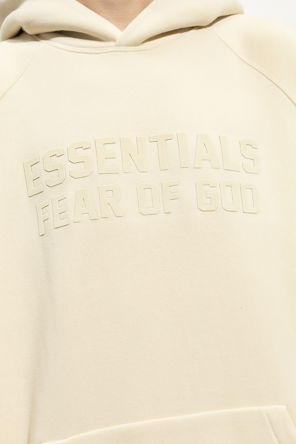 Fear Of God Essentials aus hoodie with logo pattern