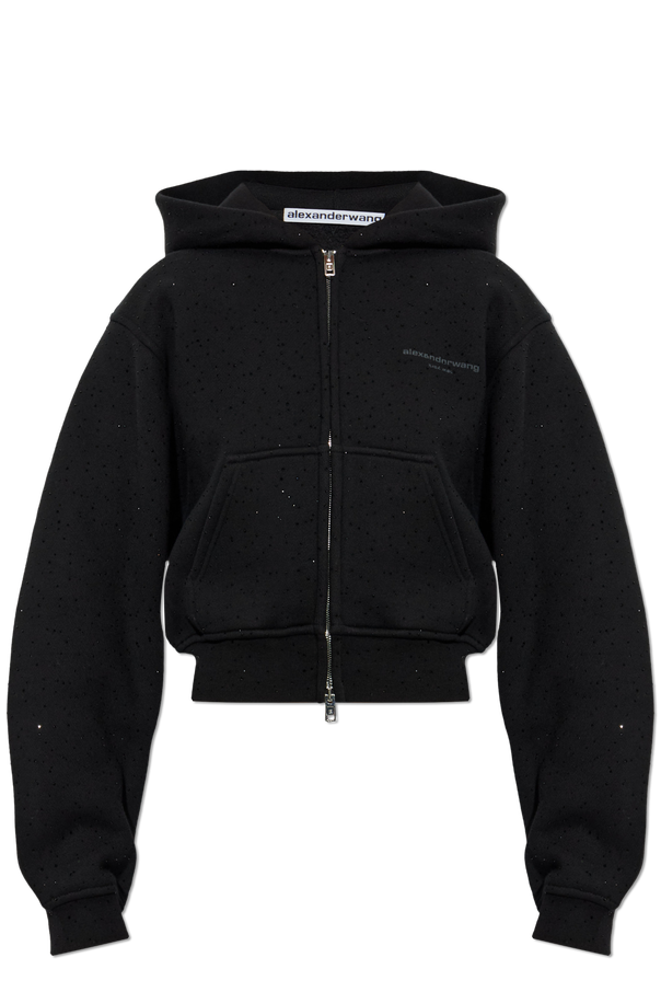 Alexander Wang Sudadera con lentejuelas brillantes