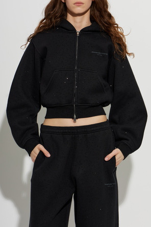 Alexander Wang Sudadera con lentejuelas brillantes