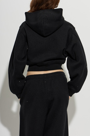Alexander Wang Sudadera con lentejuelas brillantes