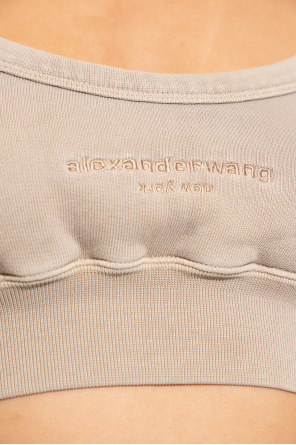 Alexander Wang Cropped top with logo