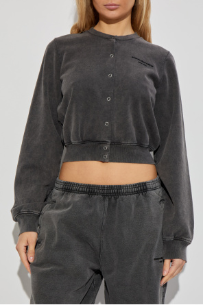 Alexander Wang Sweatshirt mit aufgesticktem Logo