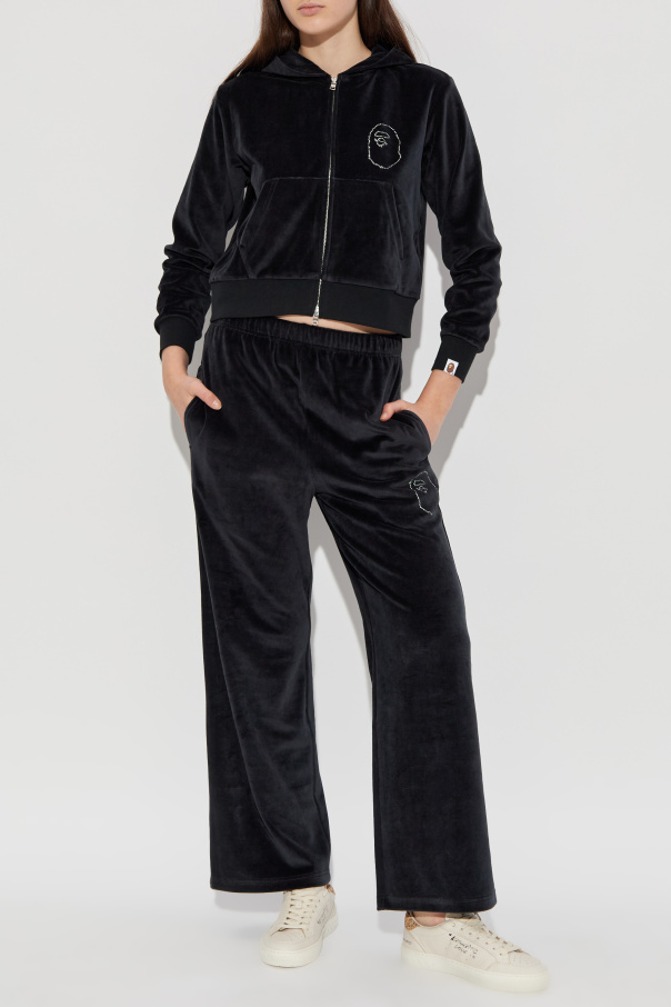 A BATHING APE® Velour sweatshirt