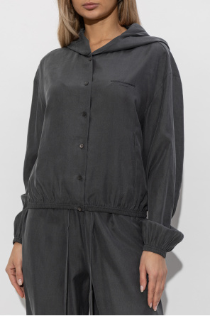 Alexander Wang Silk blouse with logo