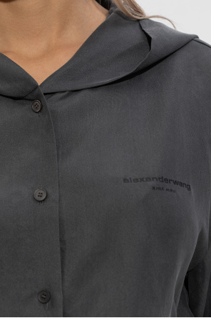 Alexander Wang Silk blouse with logo