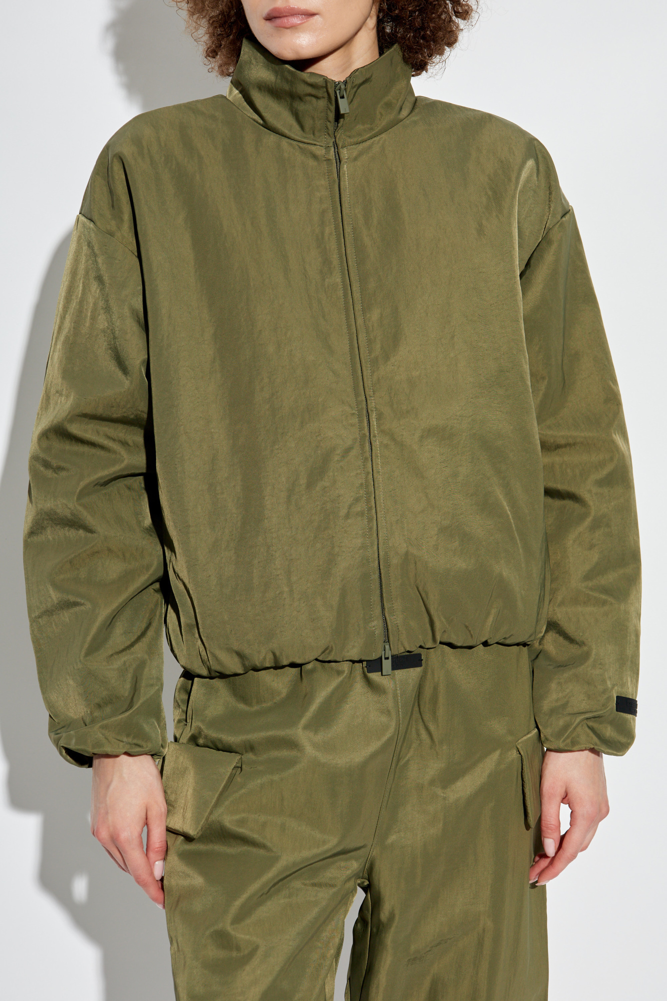 Fear Of God Essentials Jacket with stand-up collar