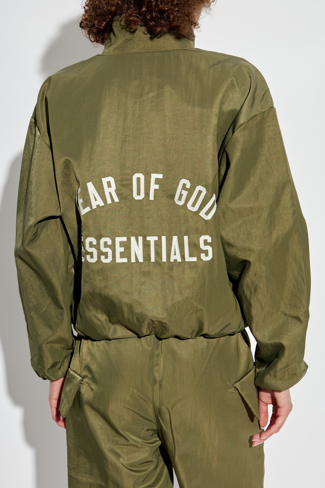 Fear Of God Essentials Jacket with stand-up collar