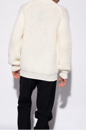 Ann Demeulemeester Wool frog sweater