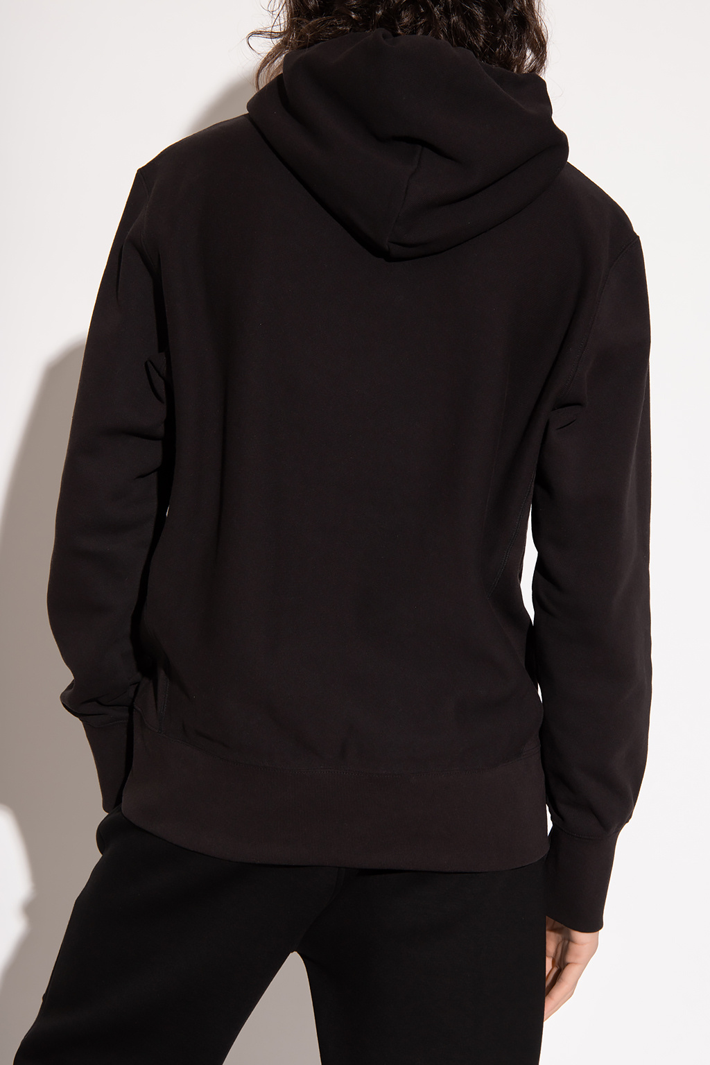 Schwarz Sweatshirt IetpShops - Ireland - Logo hoodie mit Black Reißverschlusskragen Champion in