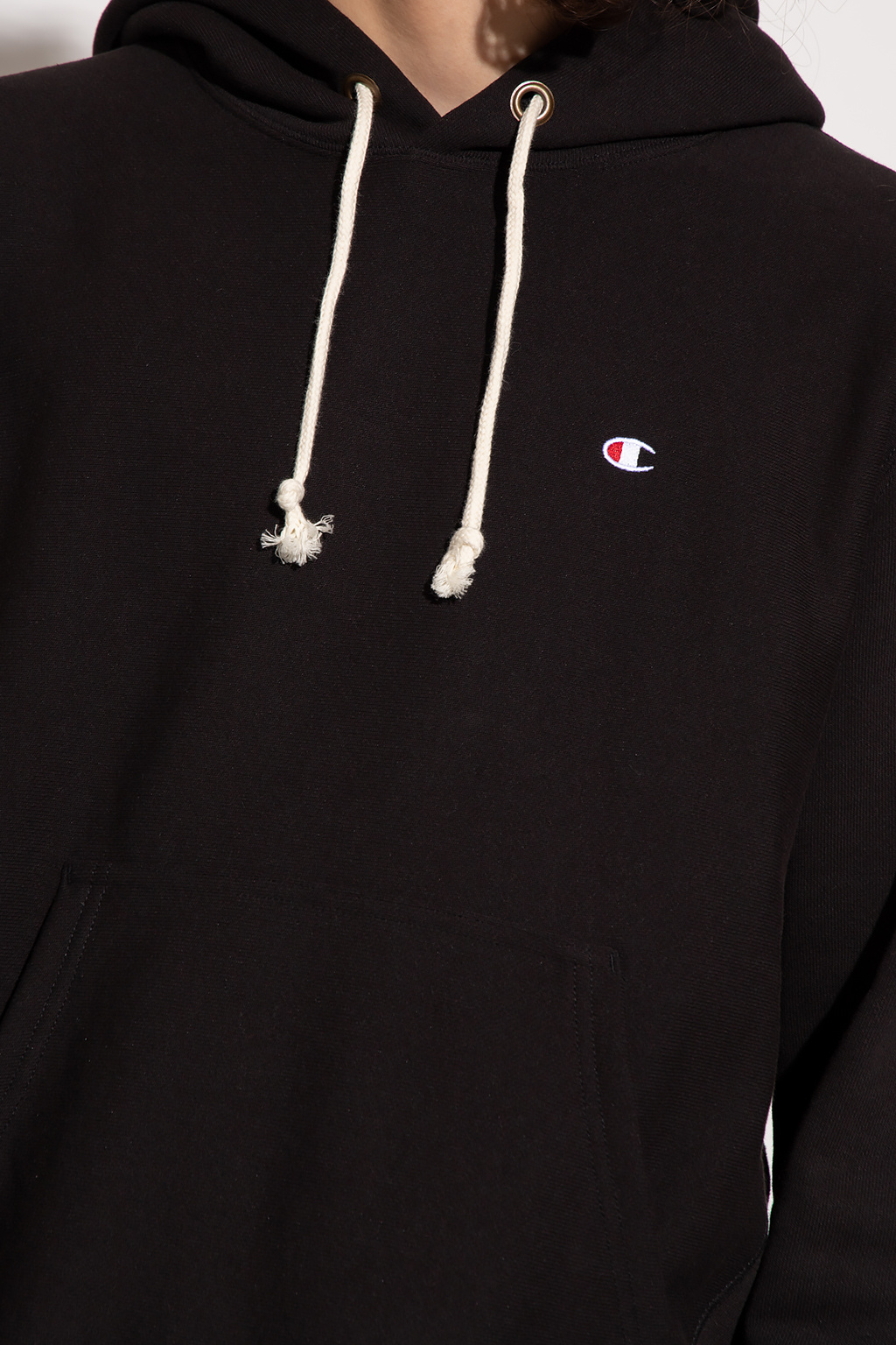 Champion in Schwarz hoodie - IetpShops Black Sweatshirt Logo mit Ireland Reißverschlusskragen -