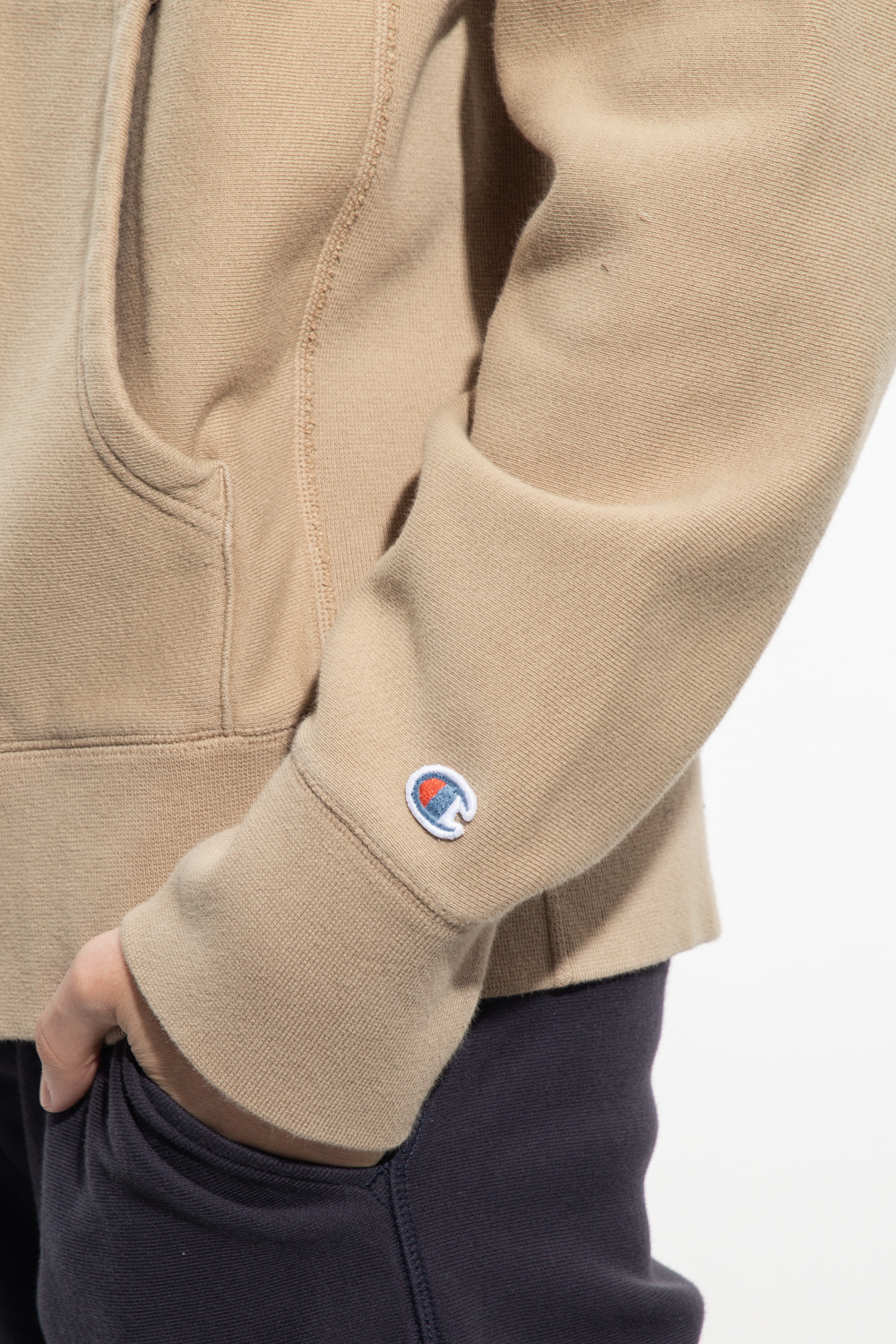 Champion GCDS Cotton Sweatshirt With Logo Patch