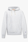 Diesel logo-print cotton hoodie Grey
