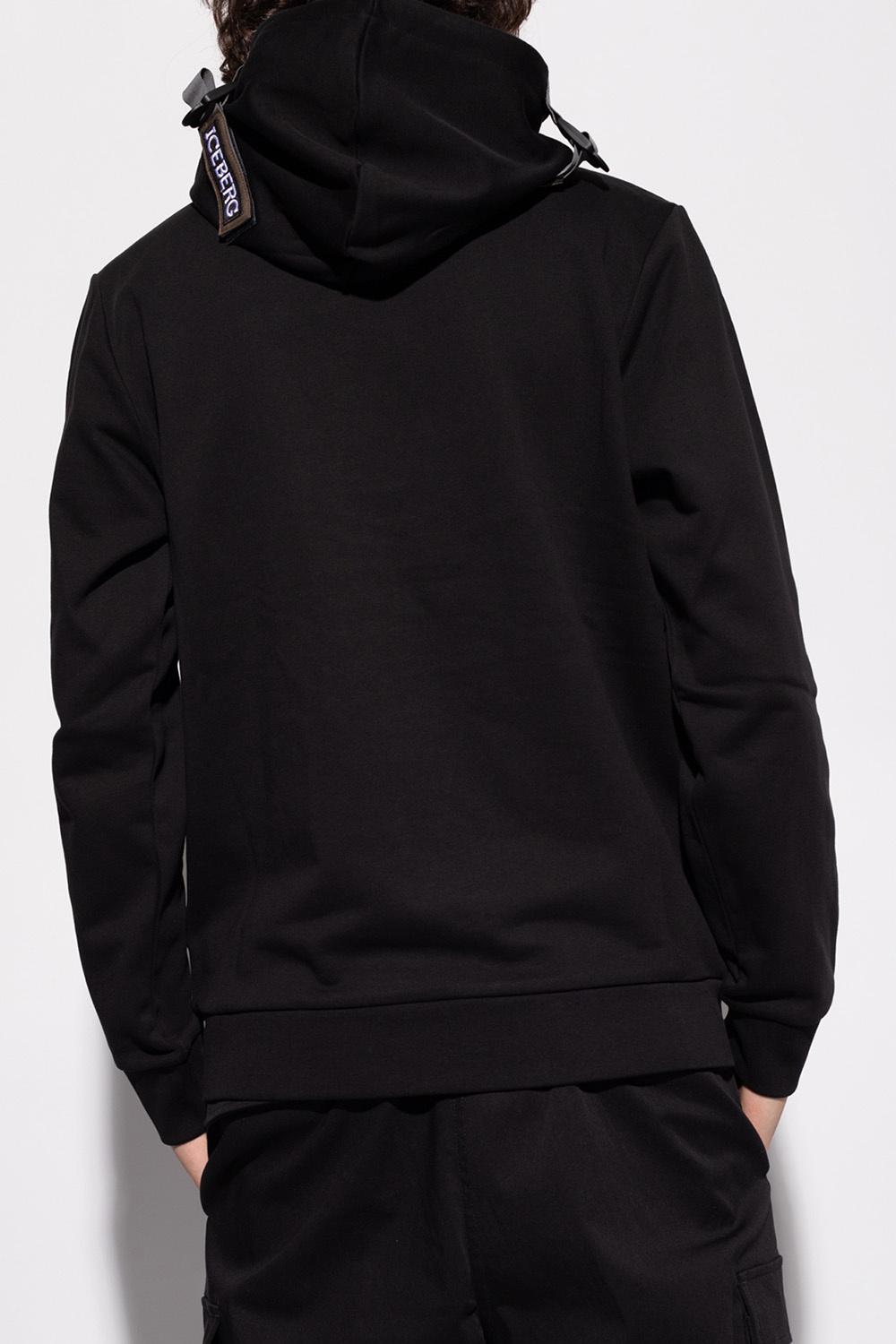 Iceberg Logo-embossed hoodie