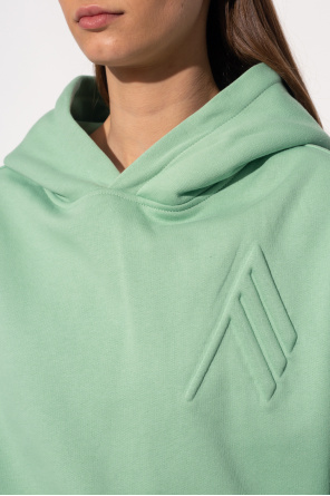 The Attico ‘Maeve’ cashmere hoodie with logo