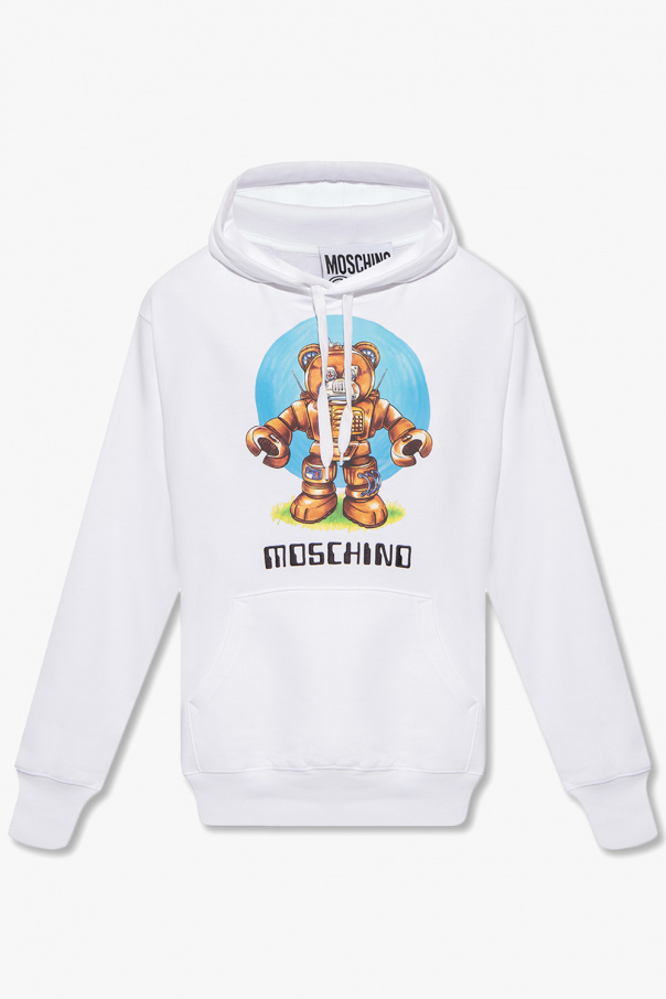 Moschino Printed pattern hoodie