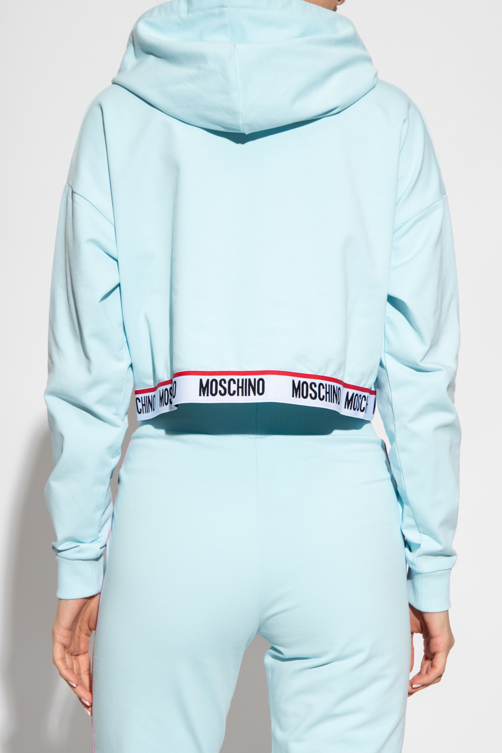 Moschino Cropped Harris hoodie