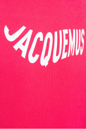 Jacquemus T-Shirt mit Flaggen-Logo Weiß