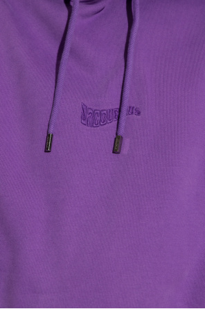 Jacquemus Logo logga hoodie