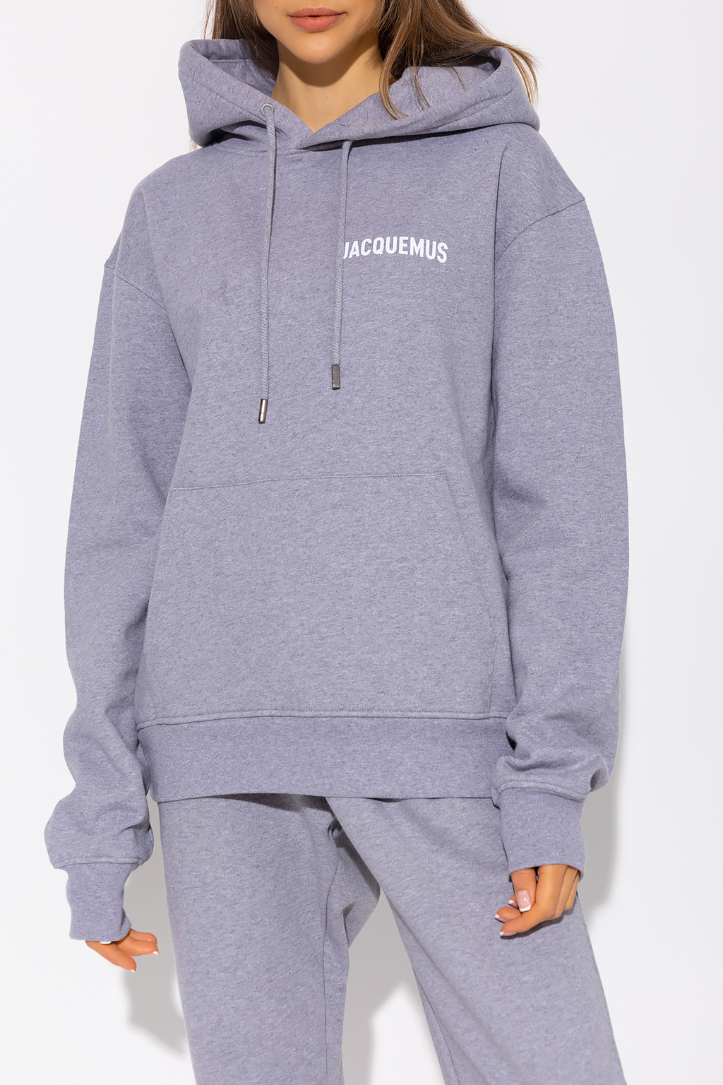 Jacquemus hoodie square with logo