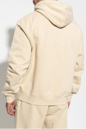 Jacquemus logo-print cotton giant hoodie Pink