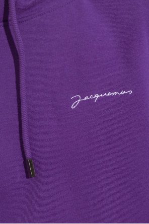 Jacquemus Logo malva hoodie