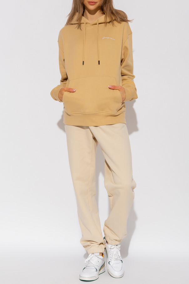 Jacquemus Ivory Sweatshirt For Boy With Prints