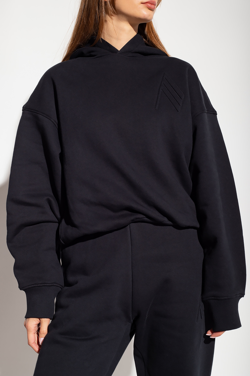 The Attico ‘Maeve’ rayures hoodie