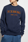 Iceberg HUGO cursive logo-print hoodie