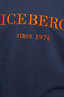 Iceberg HUGO cursive logo-print hoodie