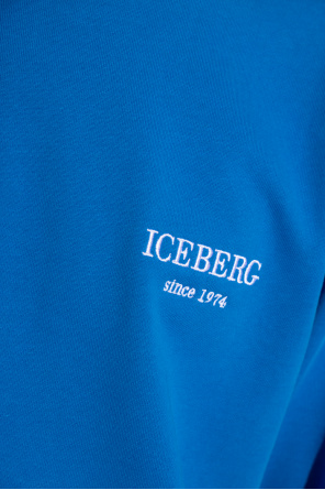 Iceberg fendi embroidered cotton t shirt