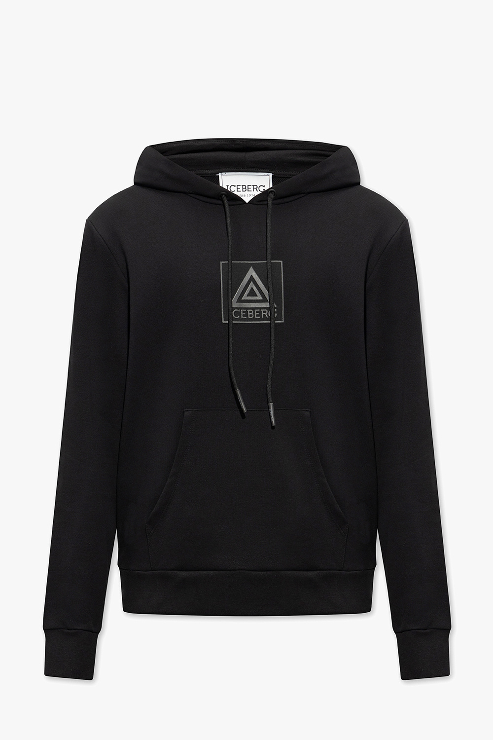 Iceberg Hoodie with logo print