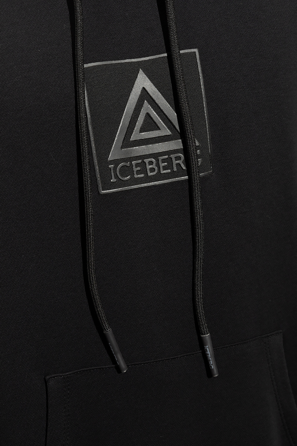 Iceberg Hoodie with logo print