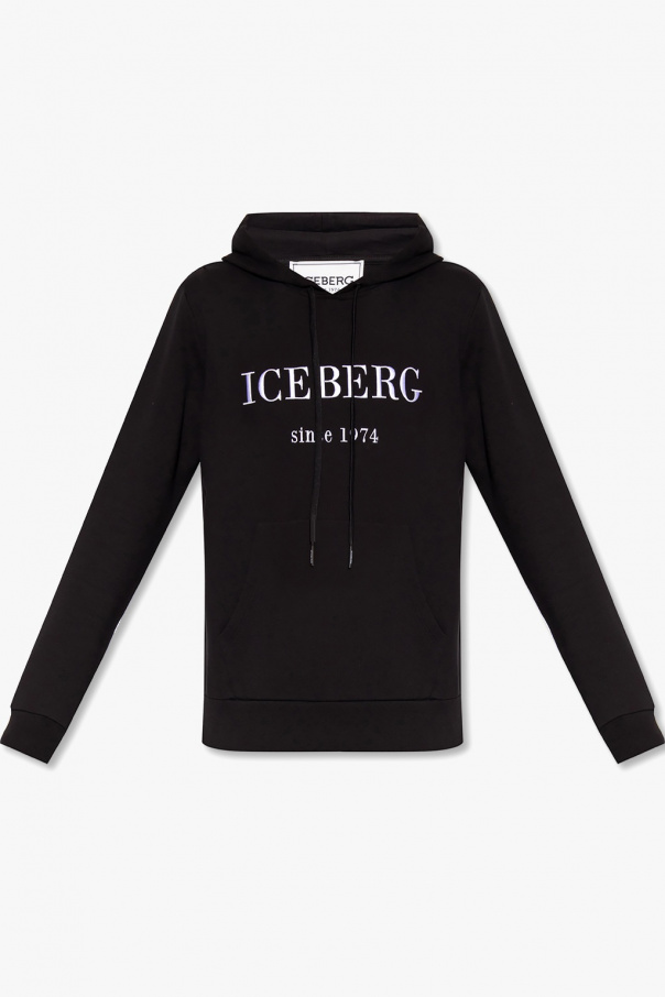 Iceberg Tommy Jeans Lyserød t-shirt med lineært logo