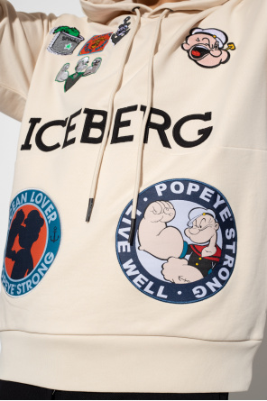 Iceberg Nike Running Tall Essentials hooded jacket in grey